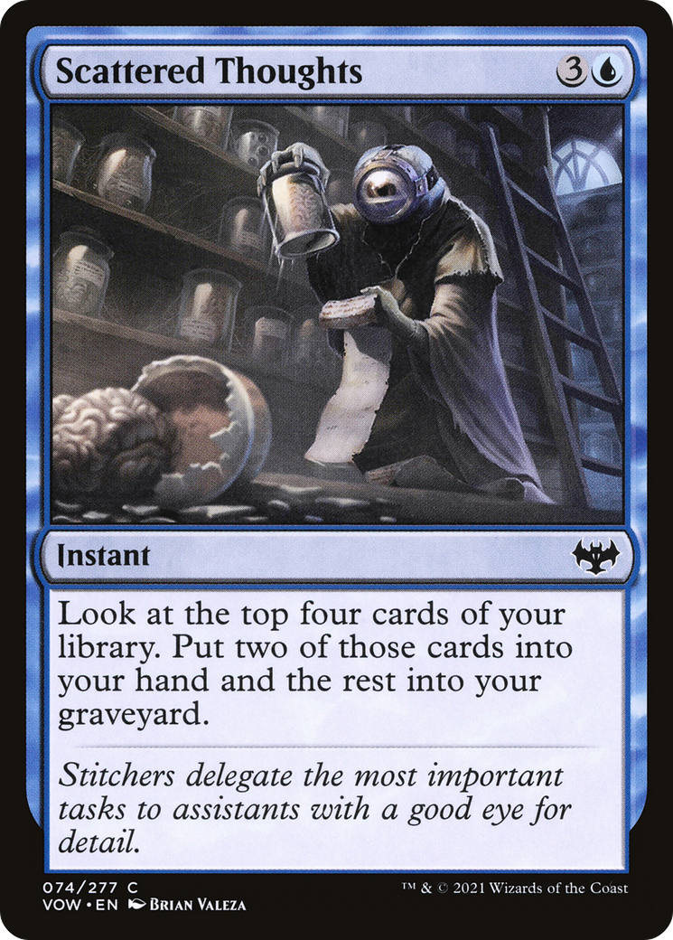 Scattered Thoughts (VOW-074) - Innistrad: Crimson Vow Foil
