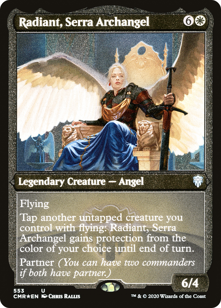 Radiant, Serra Archangel (CMR-553) - Commander Legends Foil