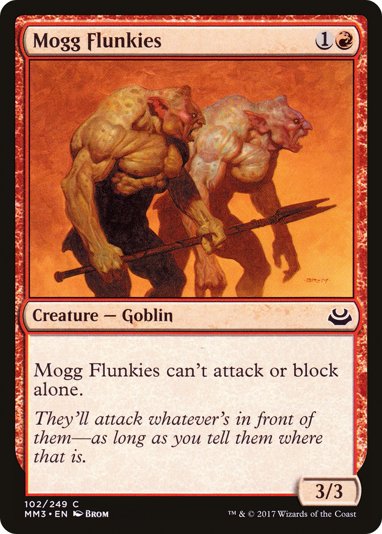 Mogg Flunkies (MM3-102) - Modern Masters 2017 Foil