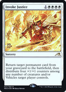 Invoke Justice (PRE-21S) - Kamigawa: Neon Dynasty Promos Foil