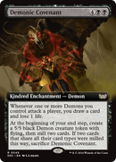 Demonic Covenant (DSC-049) - Duskmourn: House of Horror Commander: (Extended Art)