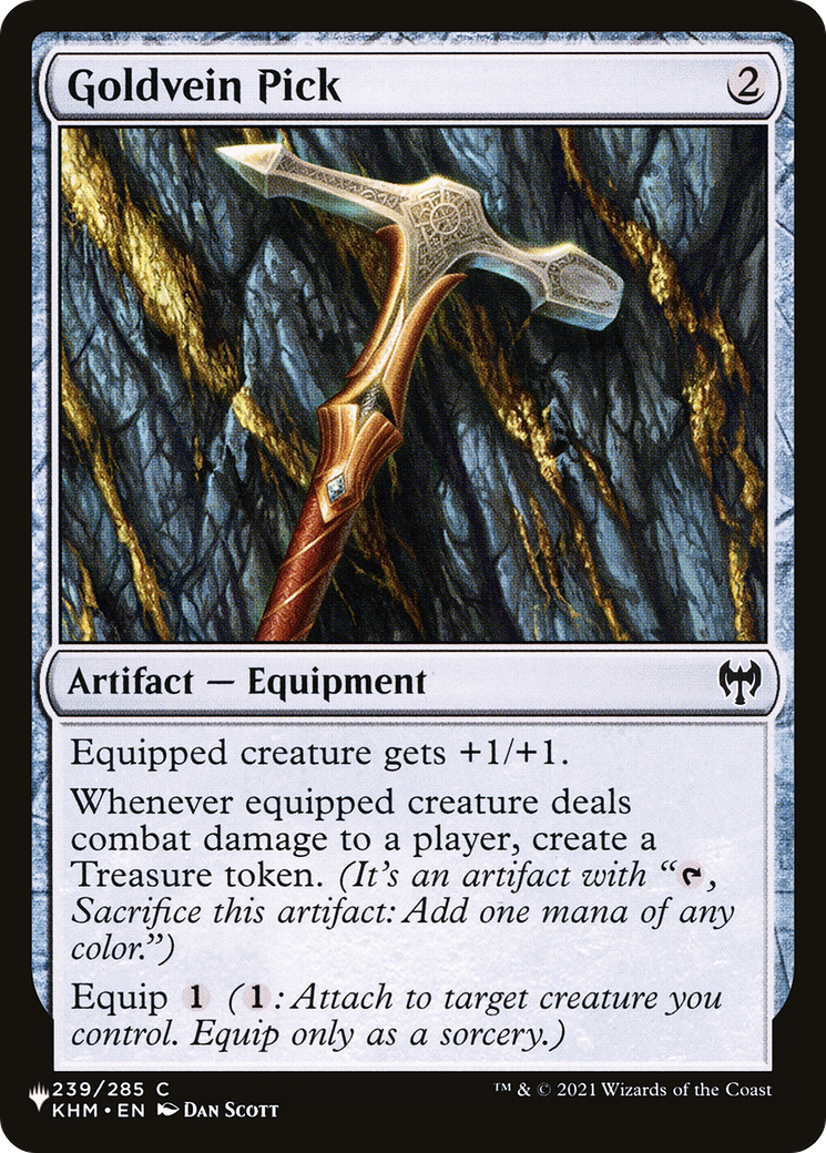 Goldvein Pick (LIST-KHM-239) - The List