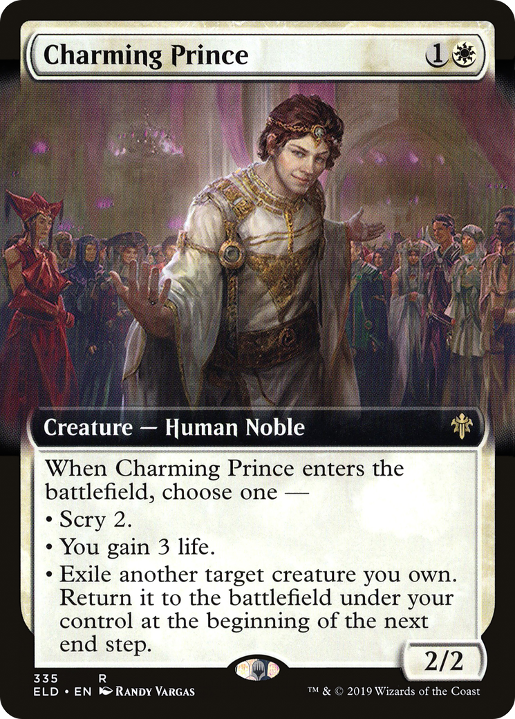 Charming Prince (ELD-335) - Throne of Eldraine: (Extended Art) Foil