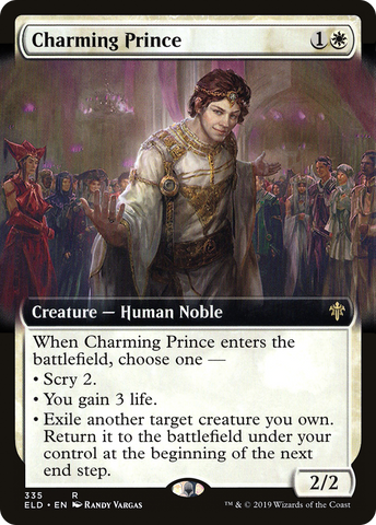 Charming Prince (ELD-335) - Throne of Eldraine: (Extended Art) Foil