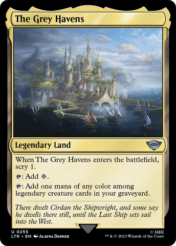 The Grey Havens (LTR-255) - The Lord of the Rings: Tales of Middle-earth Foil