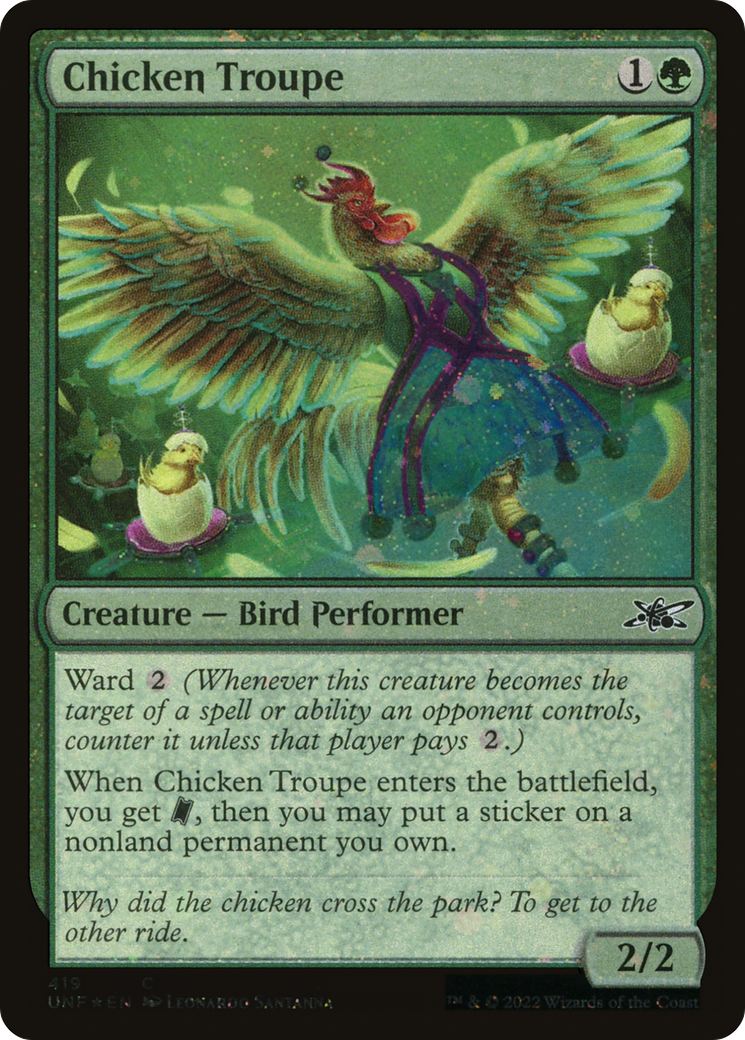 Chicken Troupe (UNF-419) - Unfinity Foil