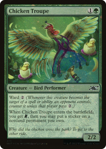 Chicken Troupe (UNF-419) - Unfinity Foil