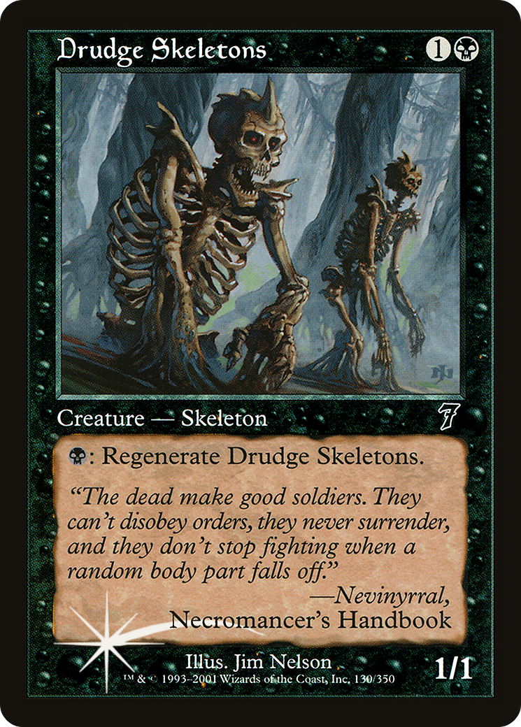 Drudge Skeletons (7ED-130★) - Seventh Edition Foil