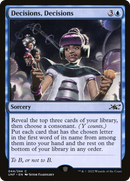 Decisions, Decisions (UNF-044) - Unfinity