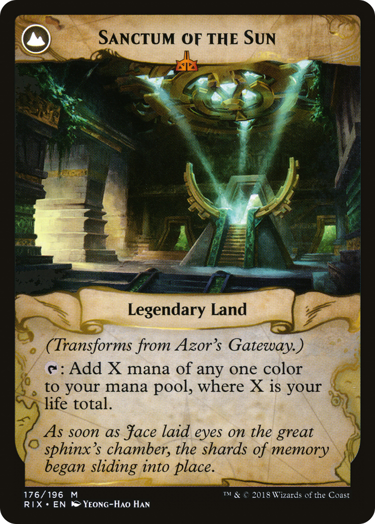 Azor's Gateway // Sanctum of the Sun (LIST-RIX-176) - The List: (compasslanddfc)