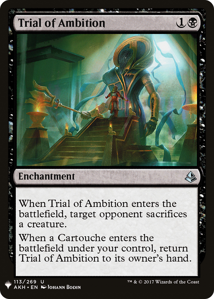 Trial of Ambition (LIST-113) - The List