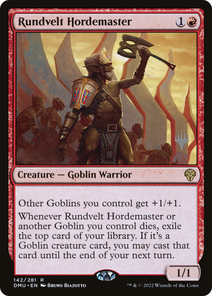 Rundvelt Hordemaster (PPDMU-142P) - Dominaria United Promos Foil