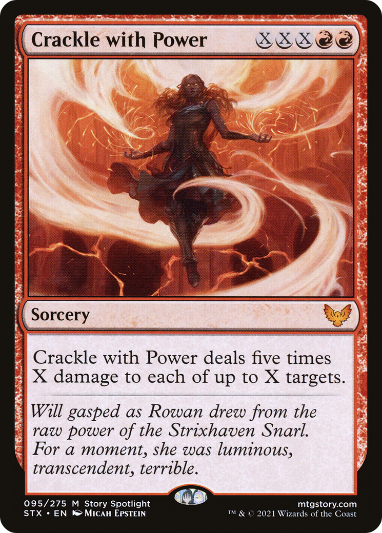 Crackle with Power (STX-095) - Strixhaven: School of Mages