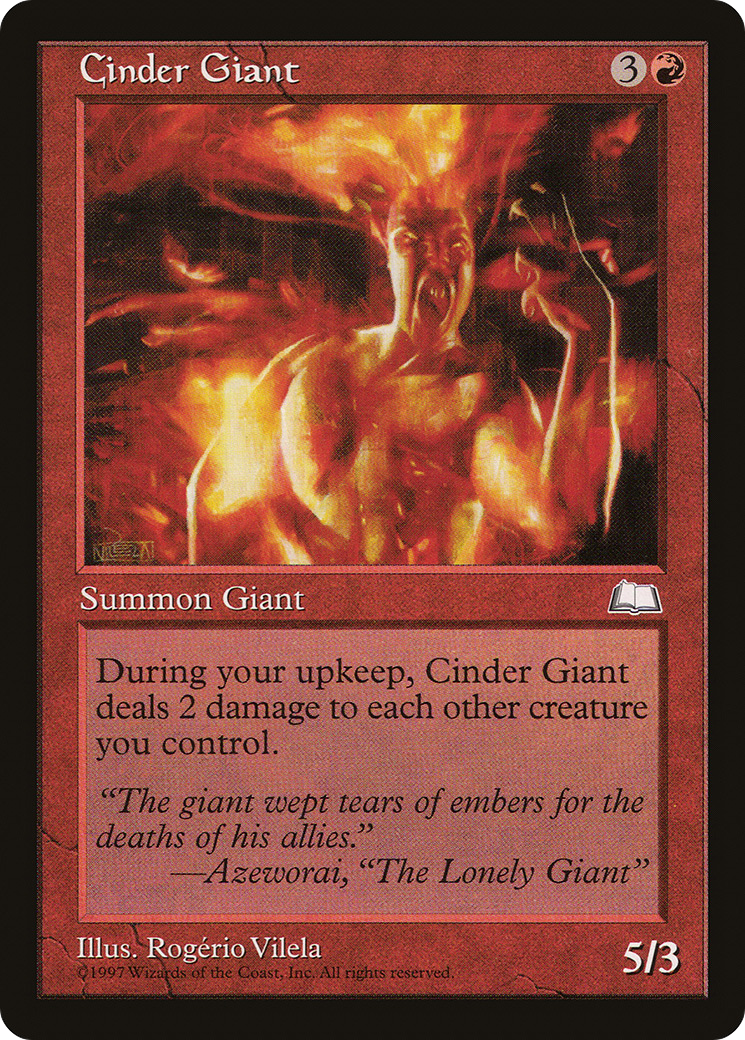 Cinder Giant (WTH-) - Weatherlight