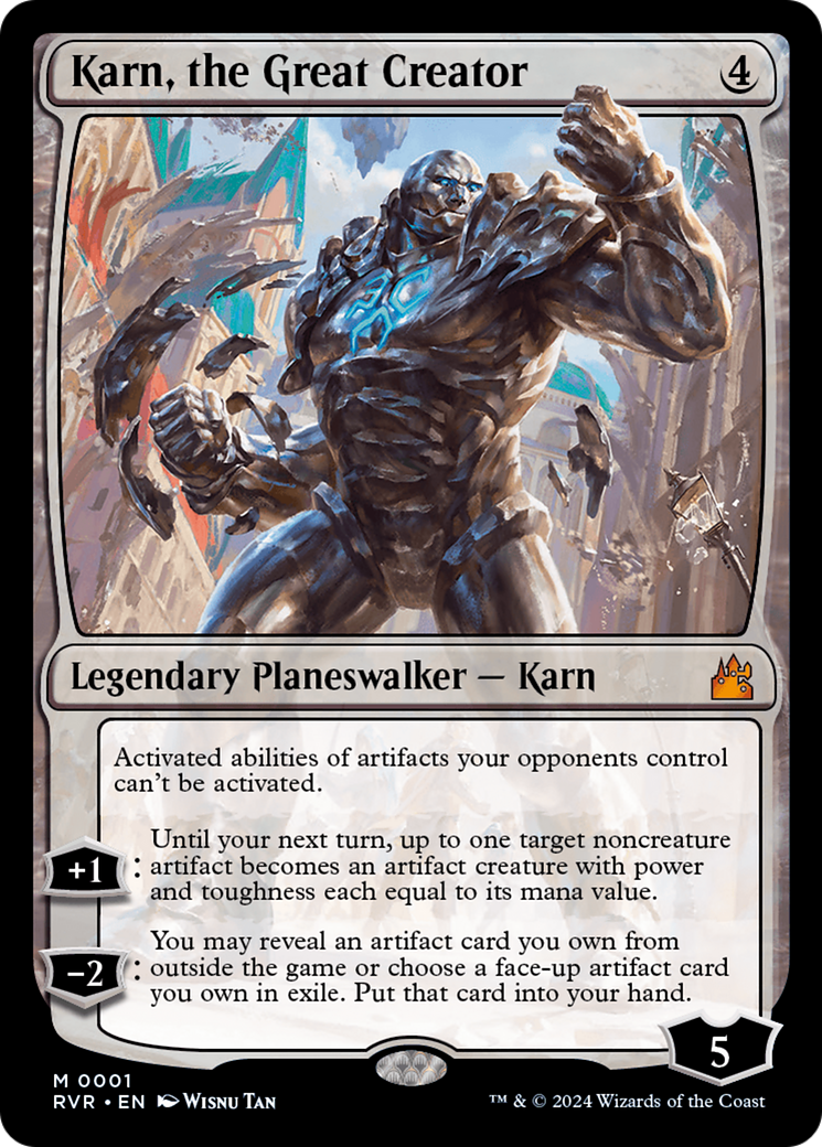 Karn, the Great Creator (RVR-001) - Ravnica Remastered Foil
