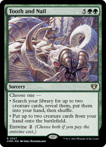 Tooth and Nail (CMM-327) - Commander Masters Foil