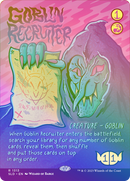 Goblin Recruiter (SLD-1313★) - Secret Lair Drop (Borderless) Foil