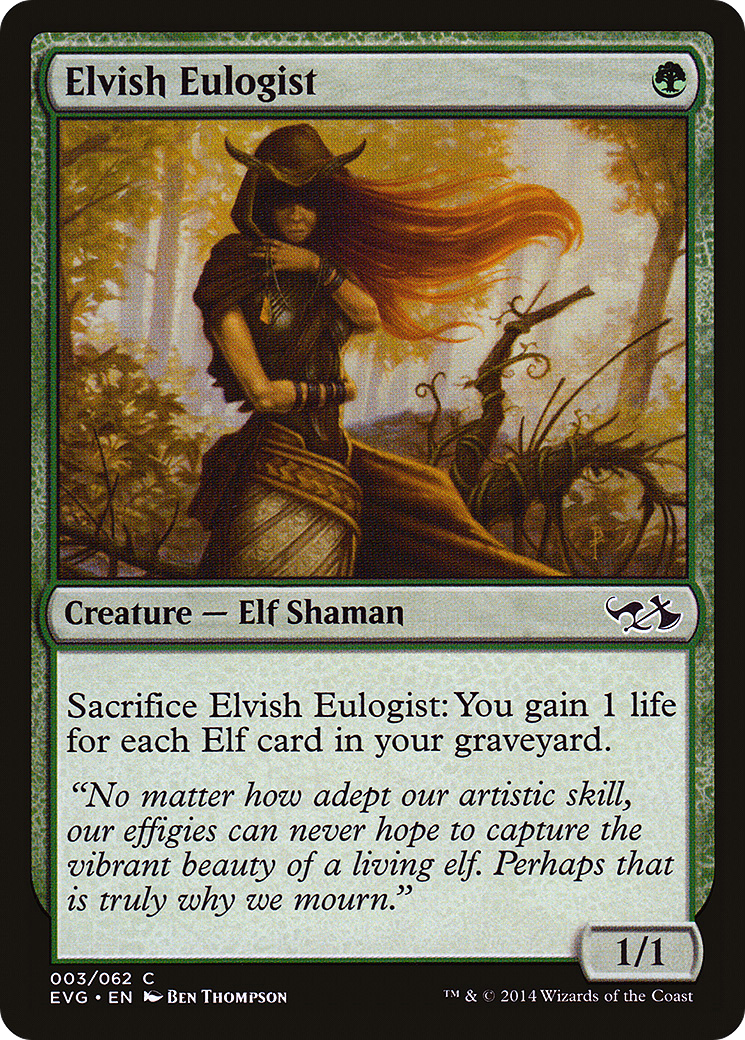Elvish Eulogist (DD3-003) - Duel Decks Anthology: Elves vs. Goblins