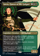 Savra, Queen of the Golgari (SLD-500) - Secret Lair Drop (Borderless) Foil