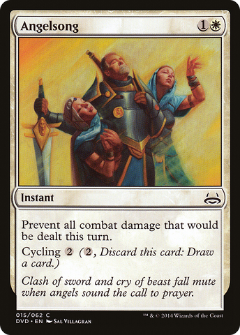 Angelsong (DD3-015) - Duel Decks Anthology: Divine vs. Demonic
