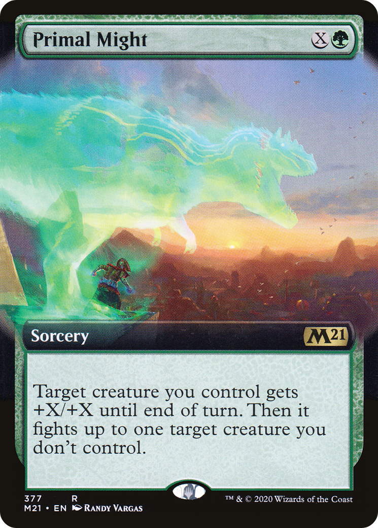 Primal Might (M21-377) - Core Set 2021: (Extended Art)