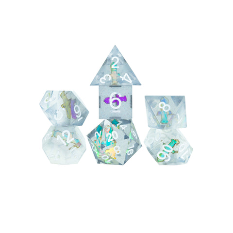 Sirius Dice - Sharp Dagger Dice Set 7