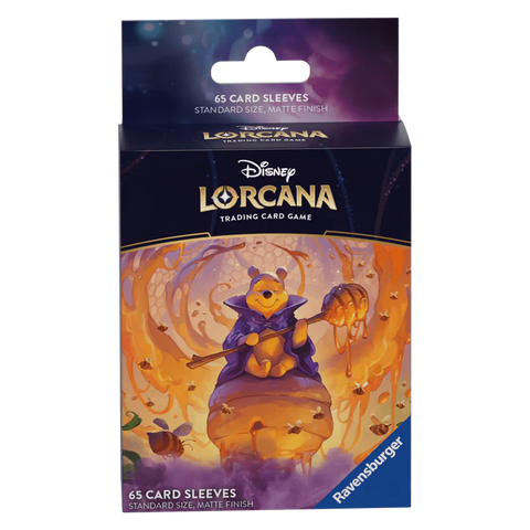 Disney Lorcana S6 Azurite Sea Sleeves: Winnie the Pooh, Hunny Wizard