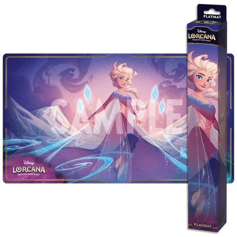Disney Lorcana S6 Azurite Sea Playmat: Elsa, The Fifth Spirit