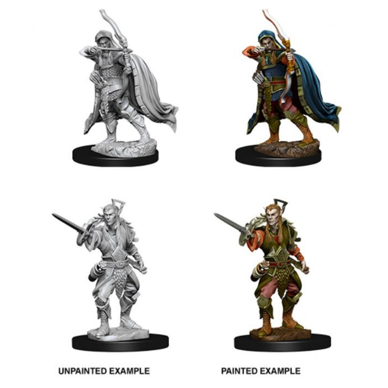 D&D Mini Male Elf Rogue