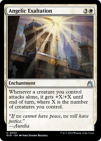 Angelic Exaltation (RVR-002) - Ravnica Remastered
