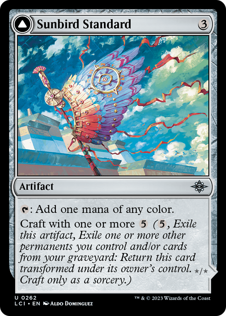 Sunbird Standard // Sunbird Effigy (LCI-262) - The Lost Caverns of Ixalan