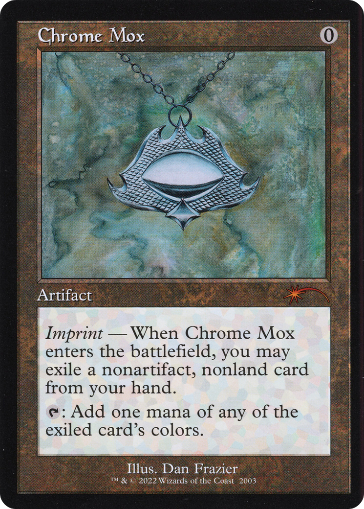 Chrome Mox (SLC-2003) - Secret Lair 30th Anniversary Countdown Kit