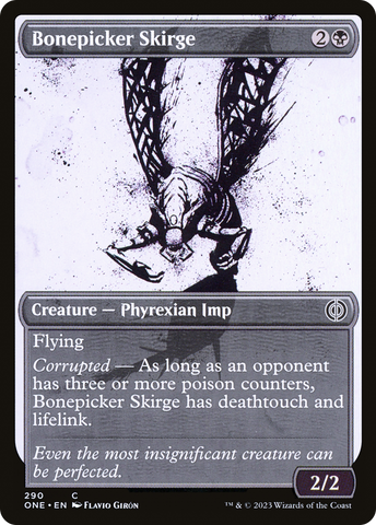 Bonepicker Skirge (ONE-290) - Phyrexia: All Will Be One: (Showcase)