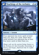 Teachings of the Archaics (PRE-057) - Strixhaven: School of Mages Promos: (lesson) Foil