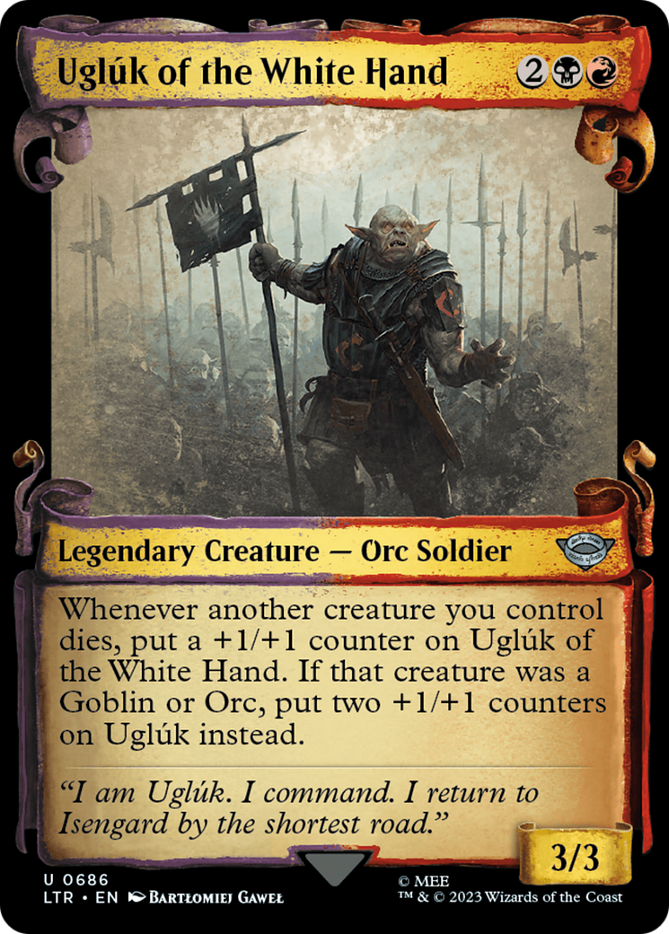 Uglúk of the White Hand (LTR-686) - The Lord of the Rings: Tales of Middle-earth: (Showcase)