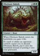 Obstinate Baloth (BRO-187) - The Brothers' War