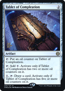Tablet of Compleation (PRE-245S) - Phyrexia: All Will Be One Promos Foil