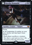 Henrika Domnathi // Henrika, Infernal Seer (PRE-119S) - Innistrad: Crimson Vow Promos: (Double Faced Transform) Foil