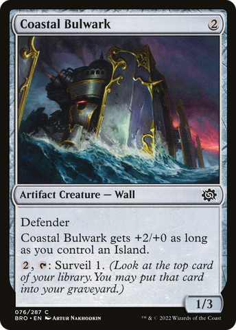 Coastal Bulwark (BRO-076) - The Brothers' War Foil