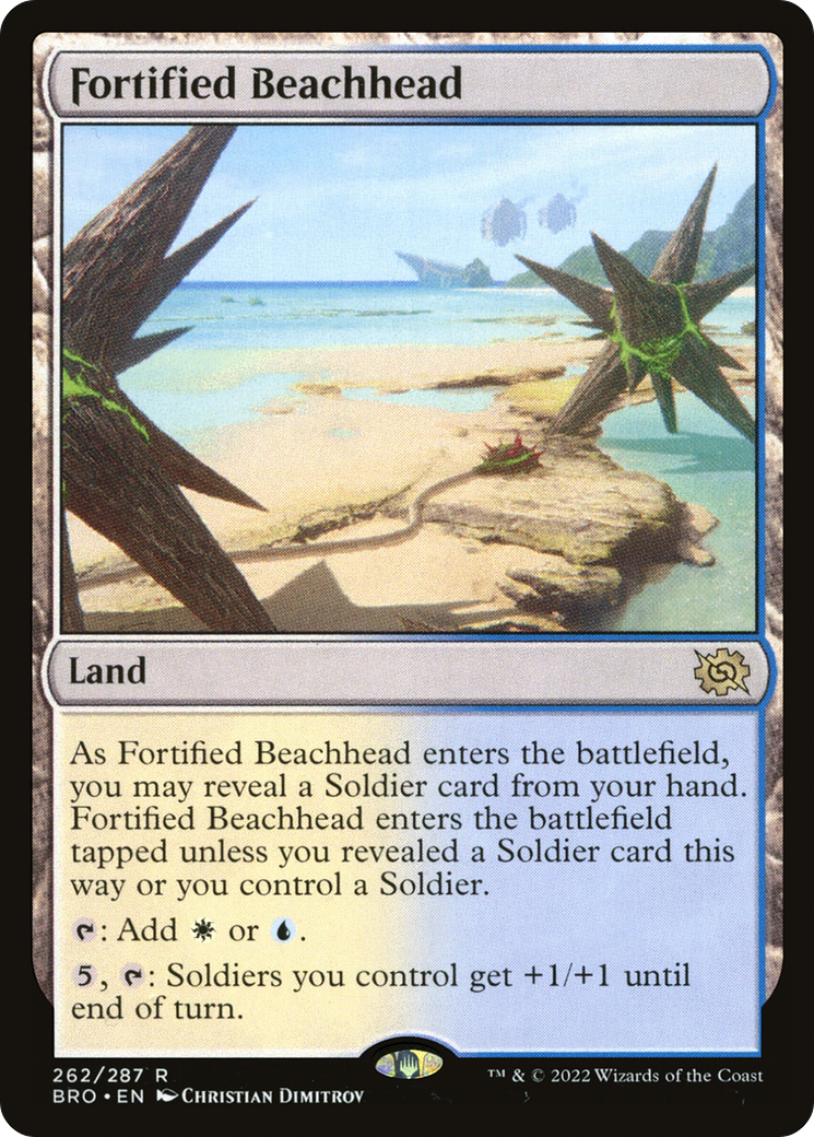 Fortified Beachhead (BRO-262) - The Brothers' War Foil