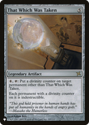 That Which Was Taken (LIST-BOK-162) - The List