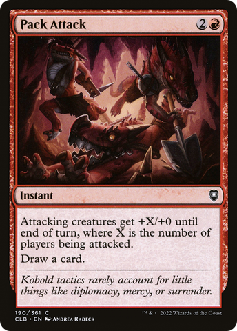 Pack Attack (CLB-190) - Commander Legends: Battle for Baldur's Gate