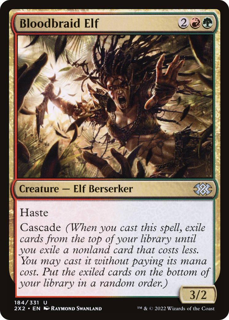 Bloodbraid Elf (2X2-184) - Double Masters 2022 Foil