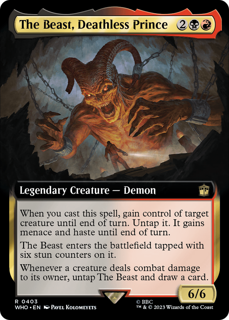 The Beast, Deathless Prince (WHO-403) - Doctor Who: (Extended Art)