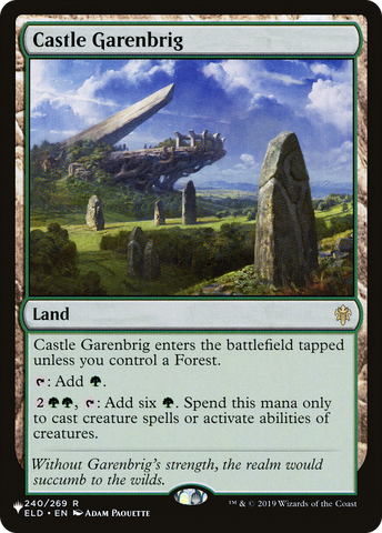 Castle Garenbrig (LIST-ELD-240) - The List