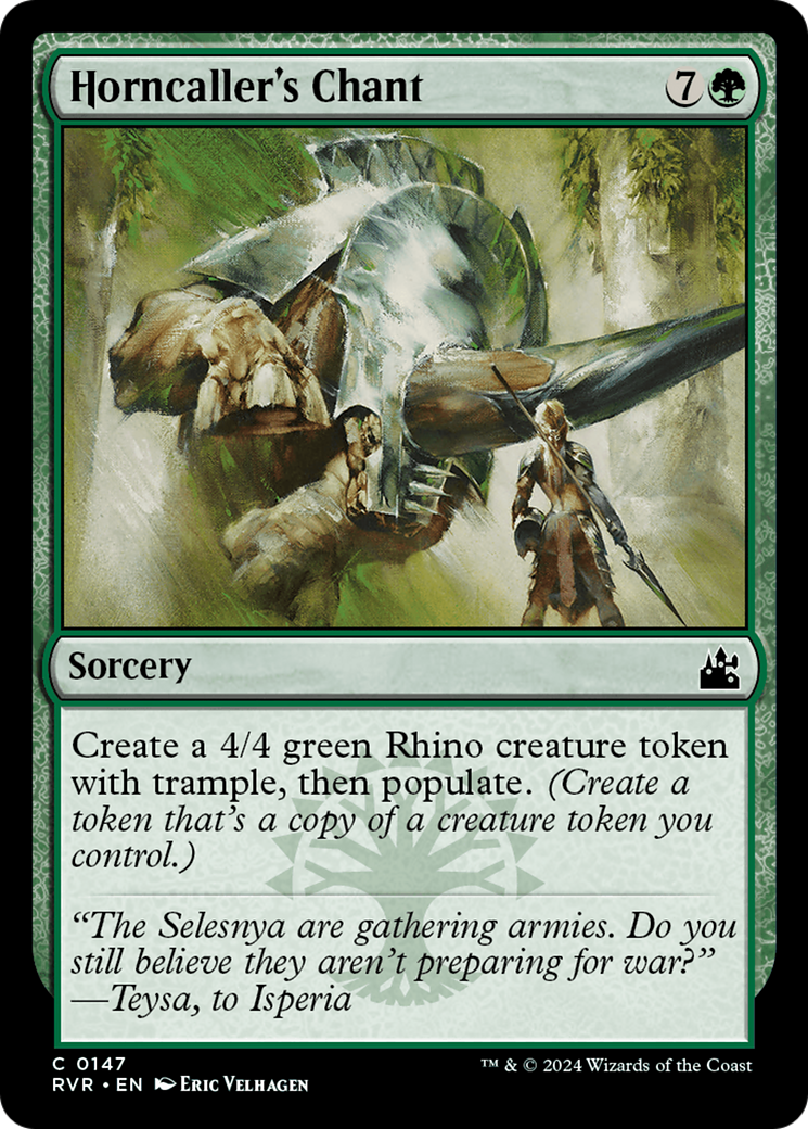 Horncaller's Chant (RVR-147) - Ravnica Remastered Foil