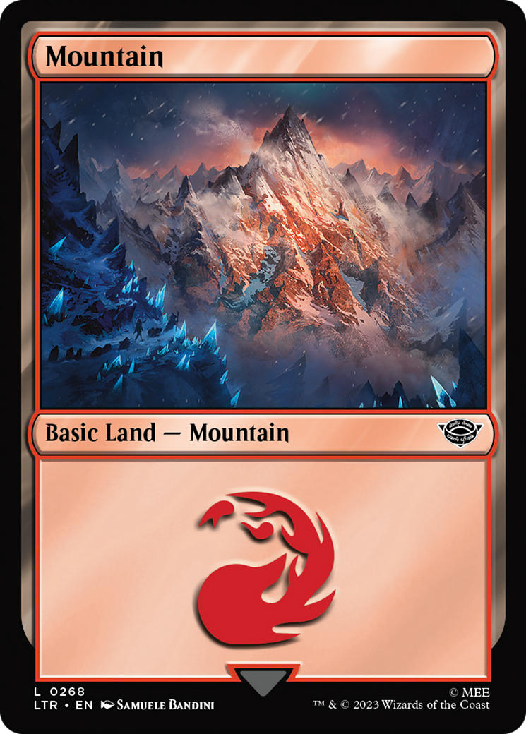 Mountain (LTR-268) - The Lord of the Rings: Tales of Middle-earth Foil