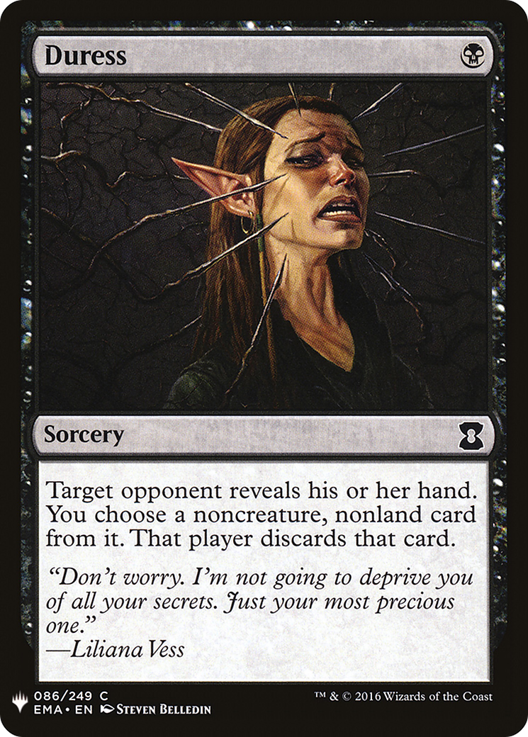 Duress (LIST-EMA-86) - The List