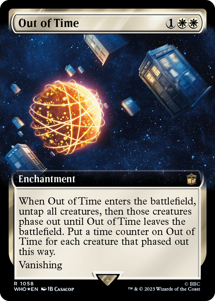 Out of Time (WHO-1058) - Doctor Who: (Extended Art) Foil