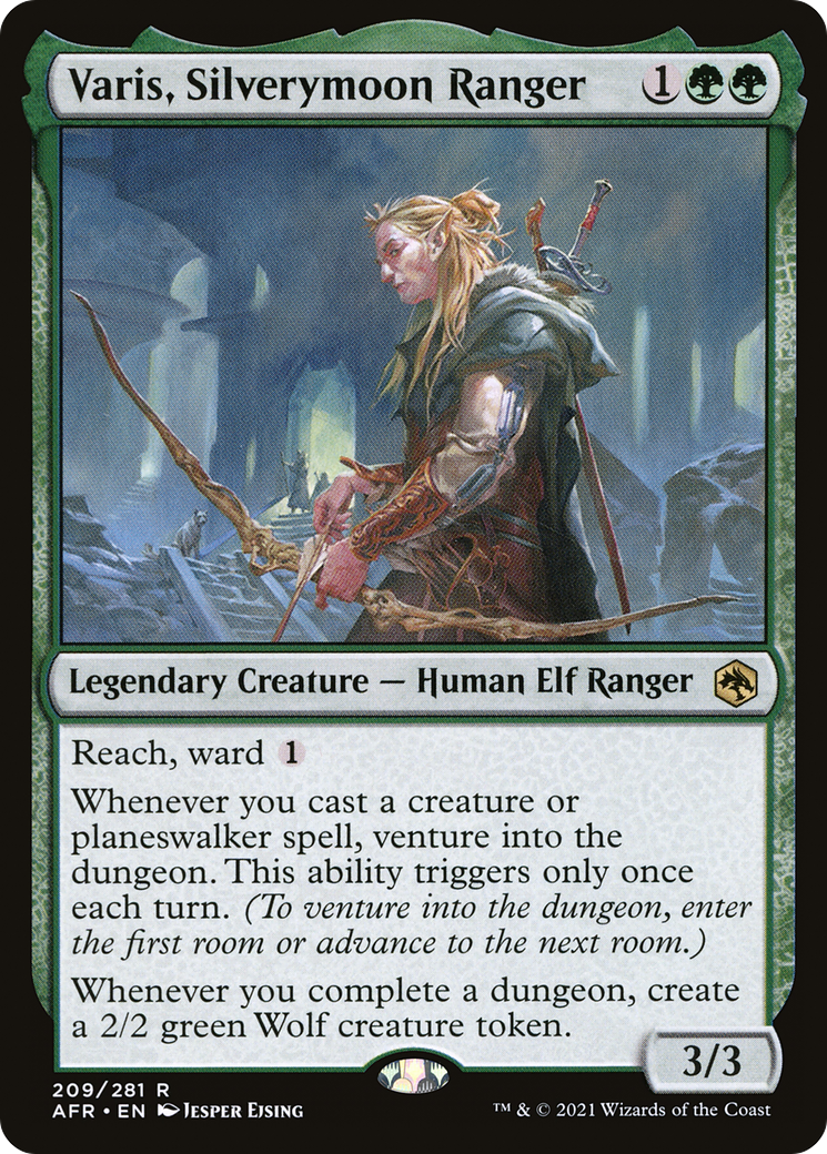 Varis, Silverymoon Ranger (AFR-209) - Adventures in the Forgotten Realms